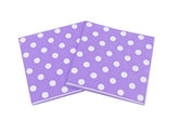 Dots Luncheon Napkin Color Party Tableware, 16 Pieces, Made from Paper, Lavender, by Amscan